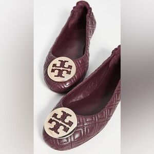Tory Burch Travel Ballet Flat Quilted Leather